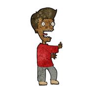 cartoon terrified man N186