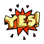 cartoon yes symbol N8
