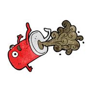 cartoon old drinks can N7