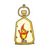 cartoon spooky lantern N20