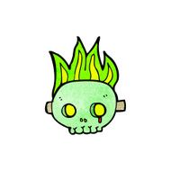 cartoon skull mask N15