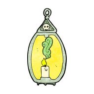 cartoon spooky lantern N21