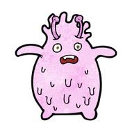 cartoon funny slime monster N13