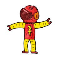 Cartoon Astronaut N102