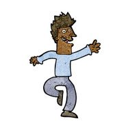 cartoon happy man N340