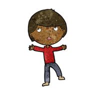 cartoon happy boy N179