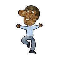 cartoon happy man N344