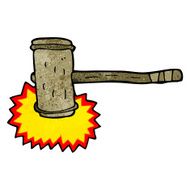 Cartoon Wooden Hammer N12