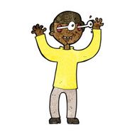 cartoon man with eyes popping out of head N7