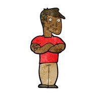 Cartoon muscular man N8