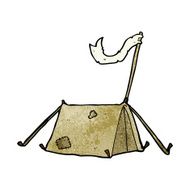 cartoon traditional tent N16
