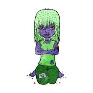 Cartoon Vampire Girl N167