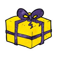 cartoon christmas present N44