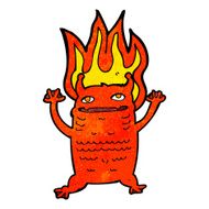 cartoon little monster N48