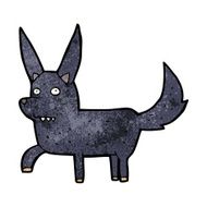 cartoon wild dog N8