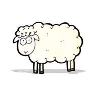 Cartoon Sheep N38
