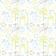 Seamless ecology and environment pattern