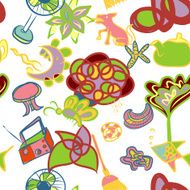 Abstracl seamless pattern background