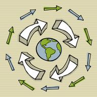 Recycle - Hand Drawn