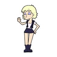 comic cartoon cool girl N9