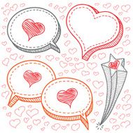 Valentine&#039;s Day Doodles