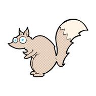 funny startled squirrel comic cartoon N2