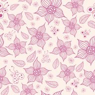 Seamless spring pattern