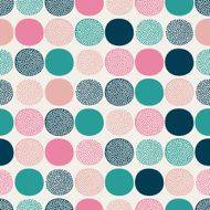 seamless dots geometric pattern N4