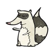 Cartoon Raccoon N24