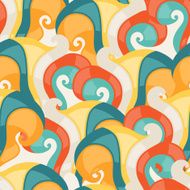 Abstract seamless swirl pattern