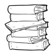 Cartoon Pile Of Books N7