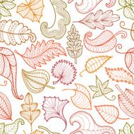 pattern of decorative leaves