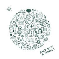 Back to school sketch frame for your design