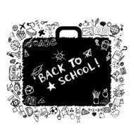 School bag sketch for your design