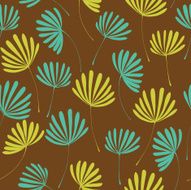 Decorative bright endless texture with colorful stylized flowers