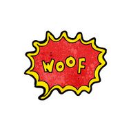 cartoon comic book dog bark