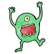 cartoon scary monster N7