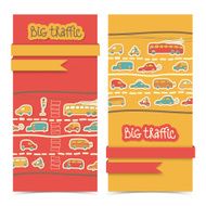 Transportation Doodle banners