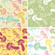 vector set of seamless patterns