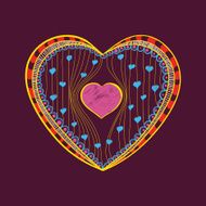 Hand drawn heart