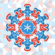 Mandala art vector