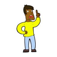 comic cartoon man with complaint N2