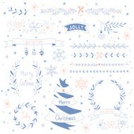 Christmas design elements set N2