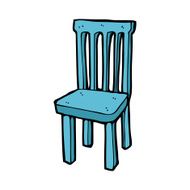 cartoon wooden chair N9