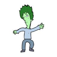 cartoon vampire man N79