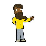cartoon man with beard pointing N7