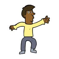 cartoon reaching man N7
