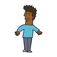 cartoon stressed man N53