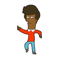 Cartoon Man Pointing N155