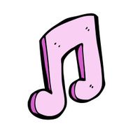 cartoon musical note N21